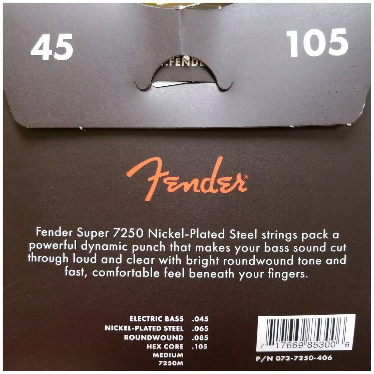 Fender 7250m bass strings outlet