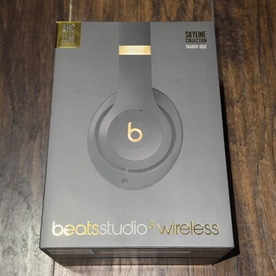 Beats by Dr Dre Studio 3 Shadow Gray Wireless Headphones OEM BOX ONLY w/Inserts