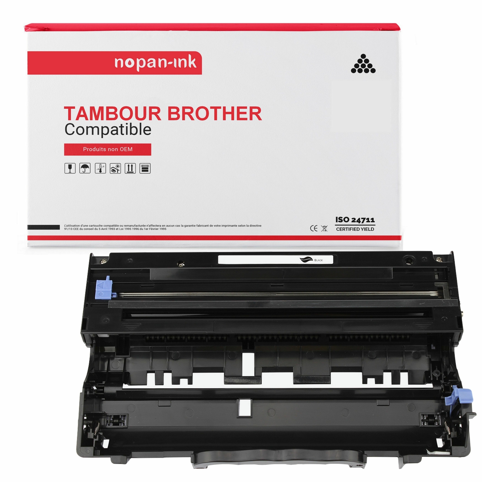 Tambour DR3000 noir compatible Brother HL-5140 et MFC-8220 unitaire NOPAN-INK
