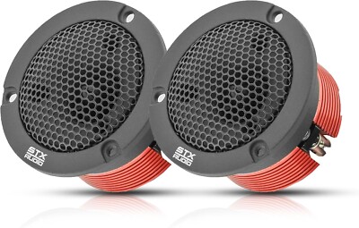 2x STXAudio  2.94'' Super Tweeter Speaker 4 Ohm 500W Max 103dB Titanium Diaphragm