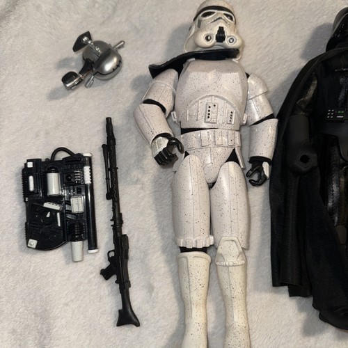 Vintage 1992 Star Wars Action Fig Luke Skywalker Vader & Trooper W/Accessories - Picture 4 of 17