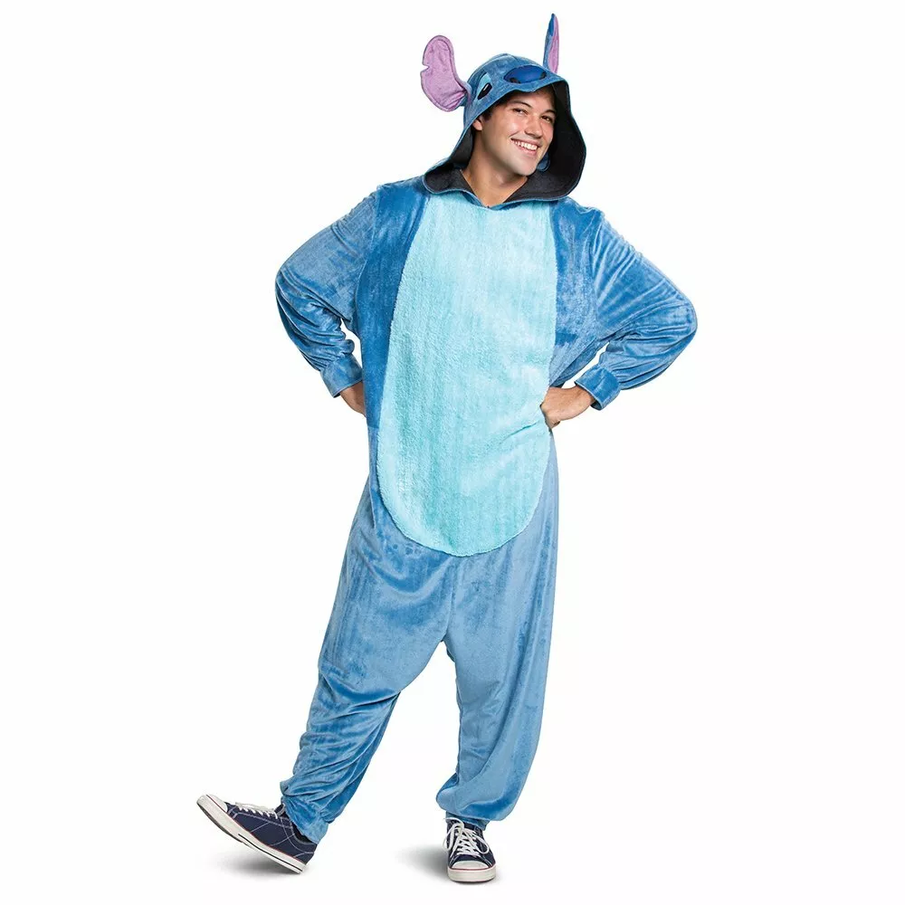 Adult STITCH Deluxe Costume M L XL Disney Lilo Stitch Mens