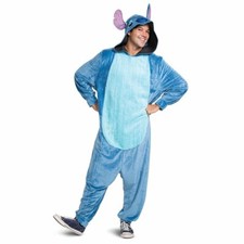 Adult STITCH Deluxe Costume M L XL Disney Lilo Stitch Mens Womens