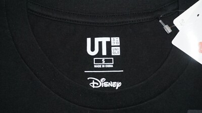 Uniqlo Ut X Disney Collection Mickey Mouse City Logo Florida Black T Shirt S New Ebay