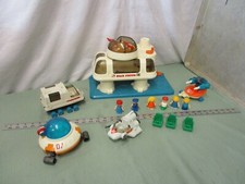 Vintage 1984 Playworld Toys Ltd. Space Station Missile Launcher Playmates Lot