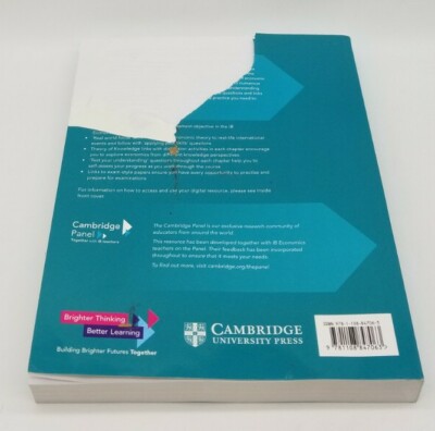 Tragakes Ellie-Economics For The Ib Diploma COURSEBOOK BACK COVER