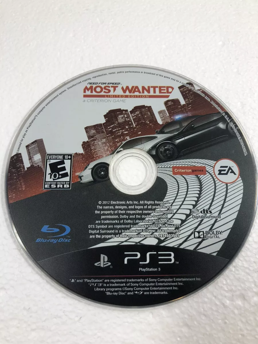 Need for Speed: Most Wanted - PlayStation 3, PlayStation 3