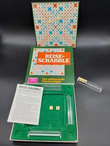 REISE- Scrabble - Spear Spiel- sehr guter Zustand- vollständig- VINTAGE