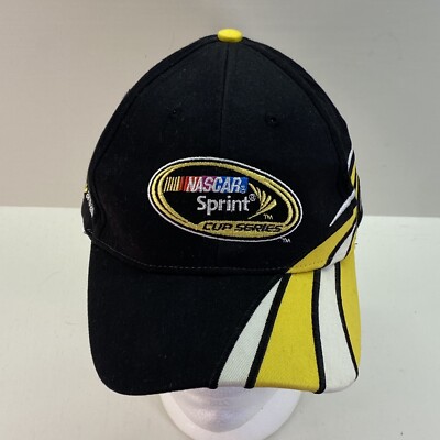 NASCAR Racing 2008 Sprint Cup Series Hat Black Cap Hook & Loop Adjustable