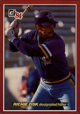 1984 Donruss All-Star Oversized #30 Richie Zisk - EX MLB Baseball Trading Card