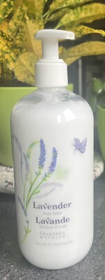 Crabtree & Evelyn - LAVENDER Body Lotion  - JUMBO BOTTLE Pump Top 16.9 oz