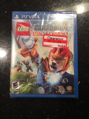 Lego Chima Laval's Journey for Playstation Vita Brand New, Factory Sealed