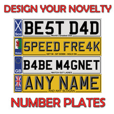 PERSONALIZED SIGN WHITE KIDS BIKE NOVELTY SCOOTER TRUCK NAME HOUSE NUMBER PLATES