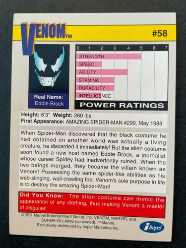 FINISH YOUR SET 1991 Impel Marvel Universe Series 2 II Pick the Card - Picture 116 of 322