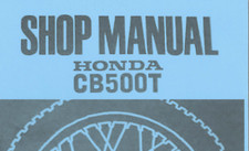 Honda CB500T Workshop Service Manual On Usb Drive