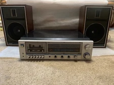 Soundesign 6620D AM/FM Cassette Record Player with Speakers Tested Working RARE 
