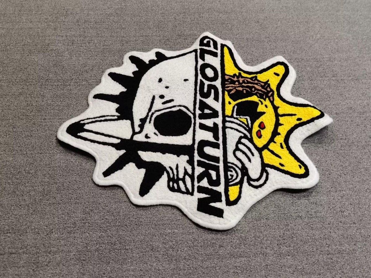 Glo Gang Saturn Citizen Skull Chief Keef Floor Mat Area Rugs