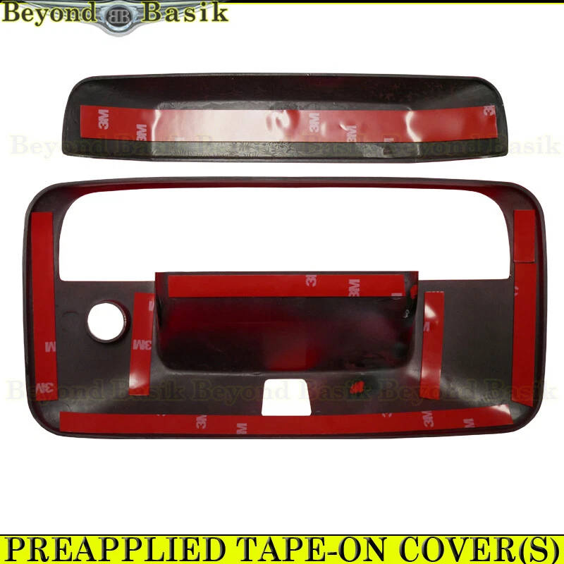 2014-2018 Chevy Silverado Tailgate Handle Cover W/BUC Hole WA8624 OLYMPIC WHITE - Imagem 3 de 4