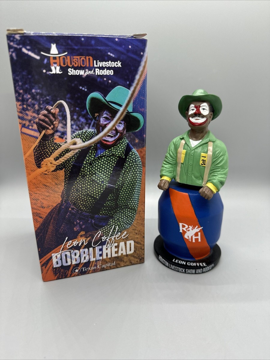 HLS&R Limited Edition Leon Coffee Bobblehead Rodeo Clown