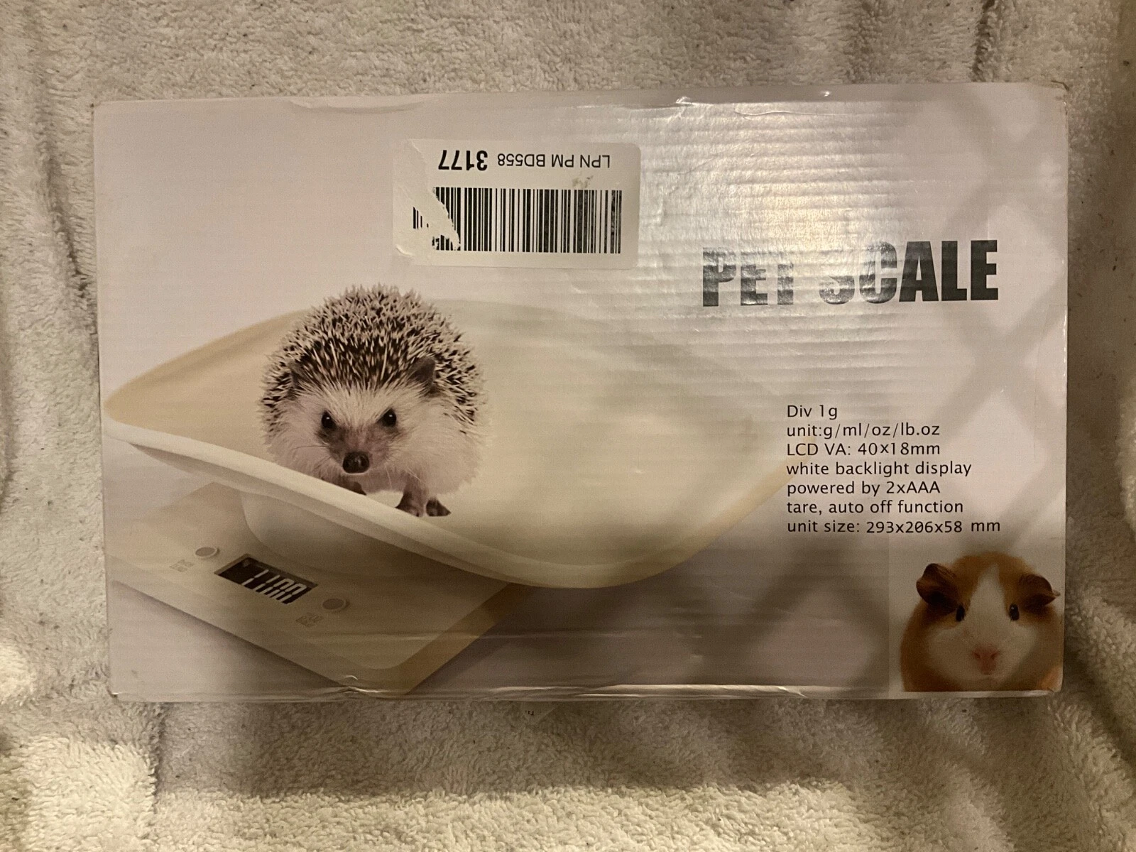Digital Weight Pet/Kitchen Scale 22lbs max