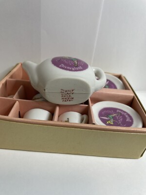 Vintage Disneyland Tinker Bell Miniature Tea Set | eBay