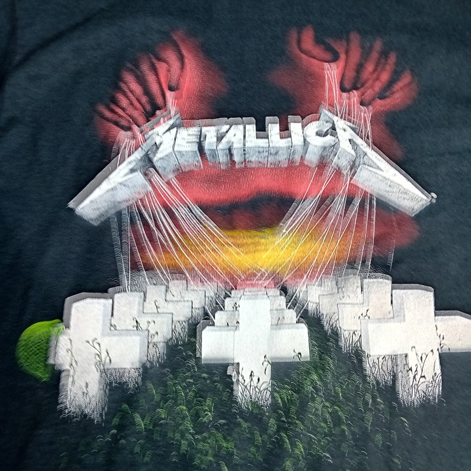 METALLICA MASTER OF PUPPETS DAMAGE INC TOUR 2020 TSHIRT - MENS SIZE MEDIUM - Image 3 of 4