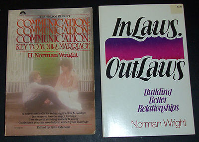 In Laws,Out Laws&Communication Key-H.NormanWright-2 bks+1bonus-Friendship Factor