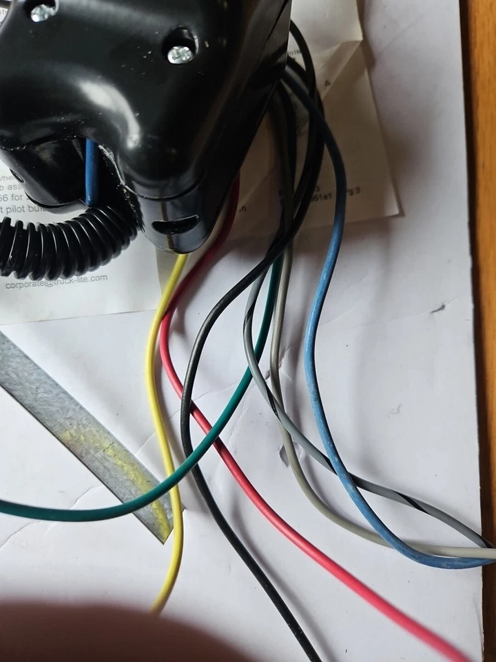 NAPA 7 Wire Turn Signal Switch Series 900 Black NOS BS - Image 4 of 4