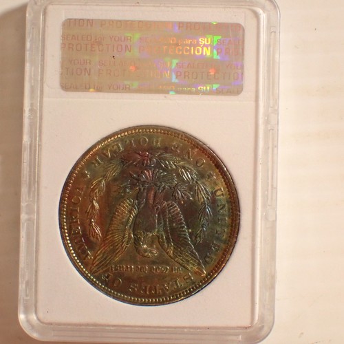 1896 Morgan Dollar USA - High Grade "MS60 Toned" - Picture 2 of 11