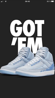 Nike air jordan 2 retro X  J Balvin  Gr. 46 UK11 Sneakers LED  Basketball Sport