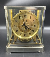 Early Serial # 9566 8476 Atmos Clock Model Cal. Series II Chrome Rhodium Plated