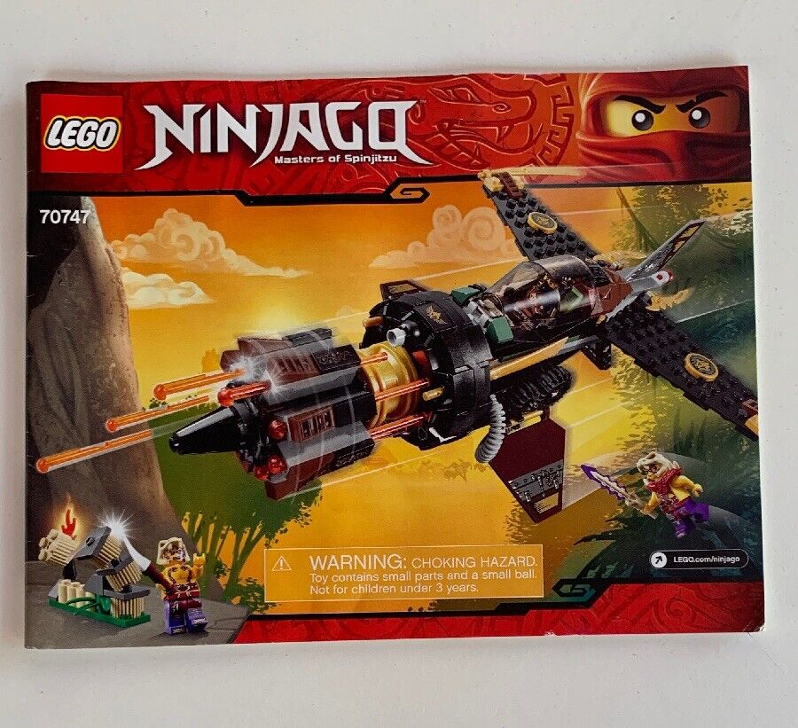 LEGO NEW Ninjago 70747 Boulder Blaster INSTRUCTIONS Lot 