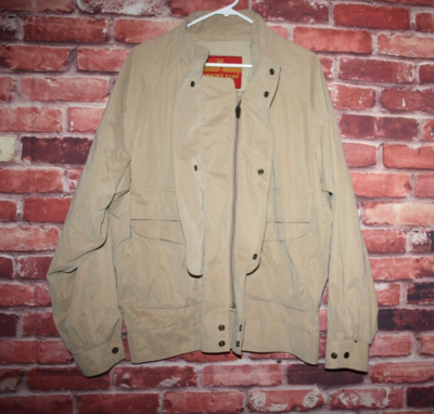 London Fog Winning Edge グレー ジャケット 44R VTG London Fog Winning Edge Mens Jacket Coat Size 44 Reg Tan