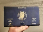 Corner flower box set. FRANCE Francs 1984 FDC - complete with 100 silver francs