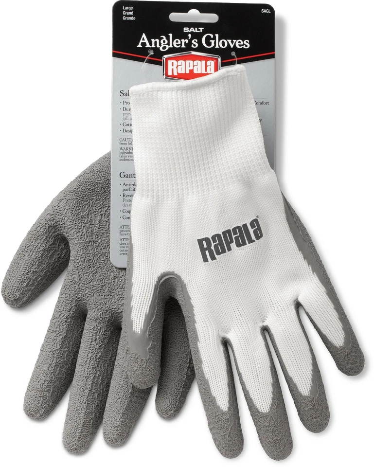 Guantes de pescador de agua salada Rapala SAG elige tamaño y cantidad nuevos en paquete sal Foto 2 de 2