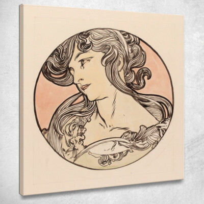Verglasung für die Fassade der Boutique Fouquet 8 Alphonse Mucha, amu134 Bild s