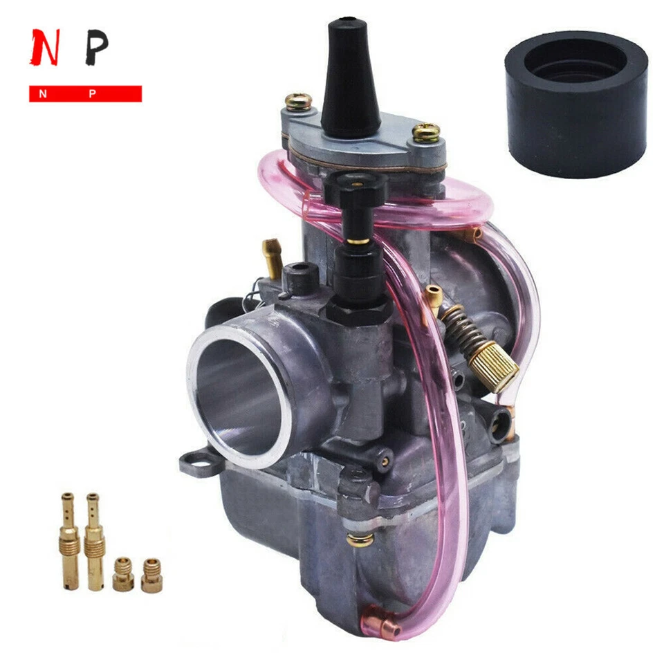 Carburador + filtro de aire para Yamaha YZ80 YZ85 YZ100 YZ125 YZ175 DT100 DT125 PWK32 Foto 2 de 4