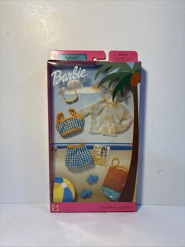 Vintage 2002 Barbie Fashion Avenue Splash Fashion Set Mattel 53986 New