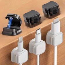 3pcs Cable Organizer Magnetic Desktop Wire Clip Cord Holder Mobile Phone Cable