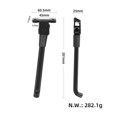Für XIAOMI 6 E-Scooter Eisen Seitenständer für zuverlässige Parkstabilität