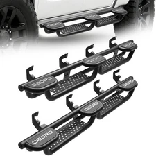 Drop Side Steps for 19-26 Silverado Sierra 1500 Crew Cab 2-Stair Running Boards
