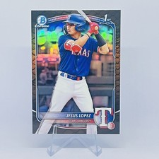 Jesus Lopez 2025 Bowman Chrome Prospects Reptilian Refractor #BCP-88 Rangers
