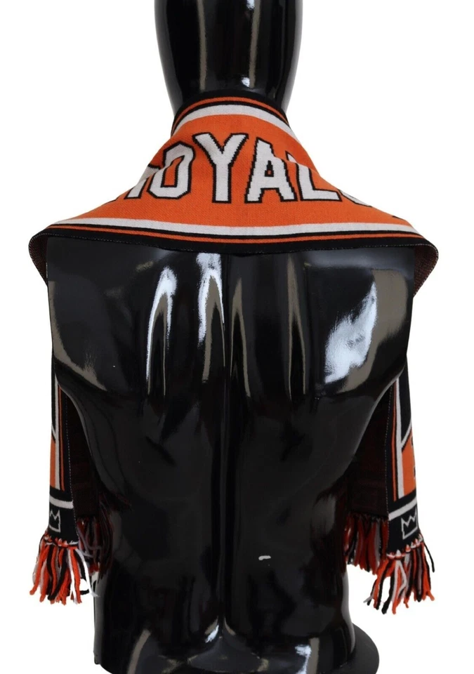 Dolce & Gabbana Multicolor DG Logo Impreso Hombres Cuello Envolvente Mantón Bufanda Hombre Foto 3 de 4