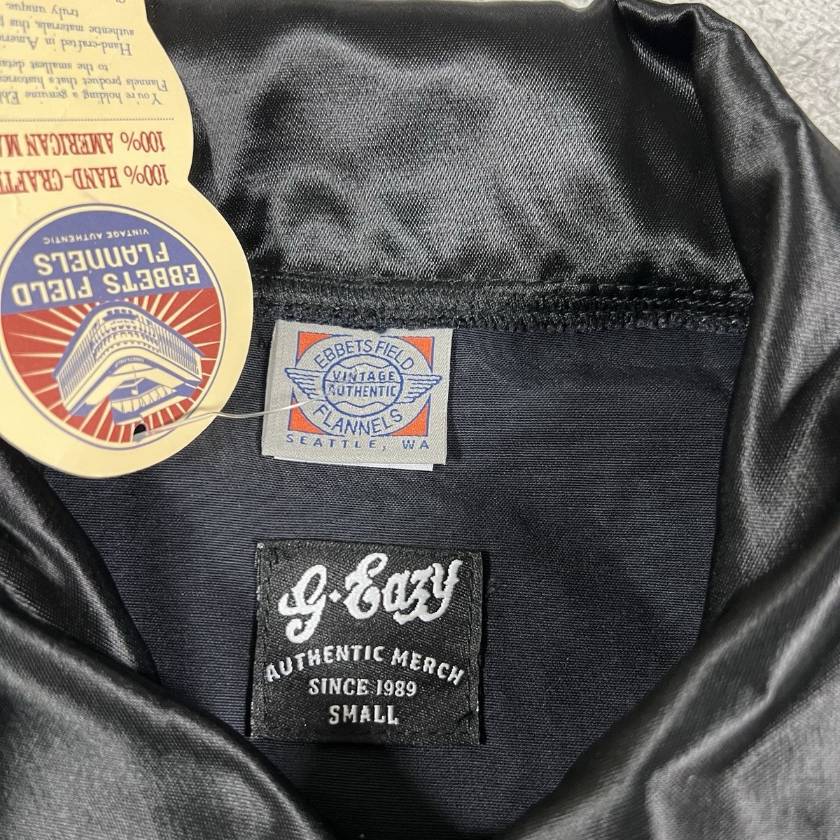 ジャケット・アウター Ebbets Field Flannels COACH JACKET G-Eazy Ebbets Field Flannels Coach Jacket S Limited Edition