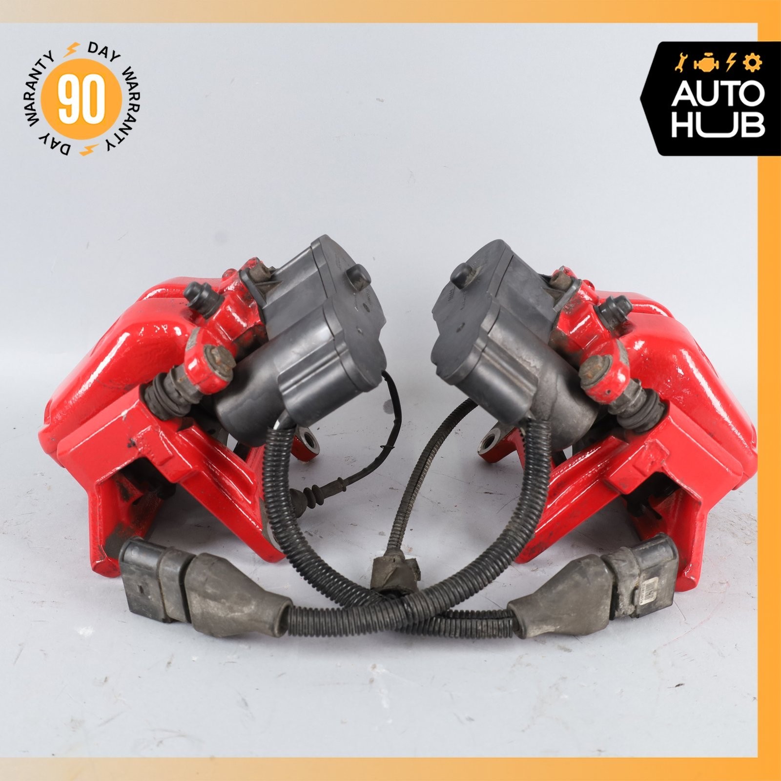 Bentley Continental GT GTC Rear Brake Caliper w/ Actuator Set 3W0698679C OEM 30k