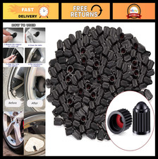 1000 Pcs Black Tire Valve Stem Caps - Heavy-duty Leak Proof Covers For Cars Suv