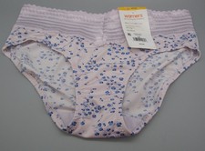 WARNER'S S 5 5609J Orchid Hush Floral No Pinching, No Problems Lace Hipster