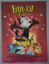 Felix The Cat The Movie 1988 Poster 20x27 Chris Phillips Animated Fantasy