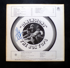 ALEX CHILTON SIGNED Box Tops Dimensions 1969 LP Autographed