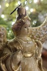 Jay Strongwater Golden Pearl Angel Ornament 2015 Swarovski MIB — photo 3